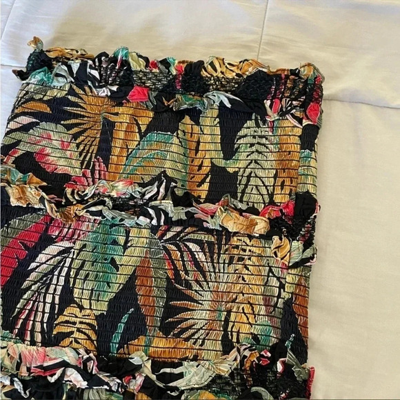 Petersyn ruched ruffle printed mini skirt - Picture 9 of 9